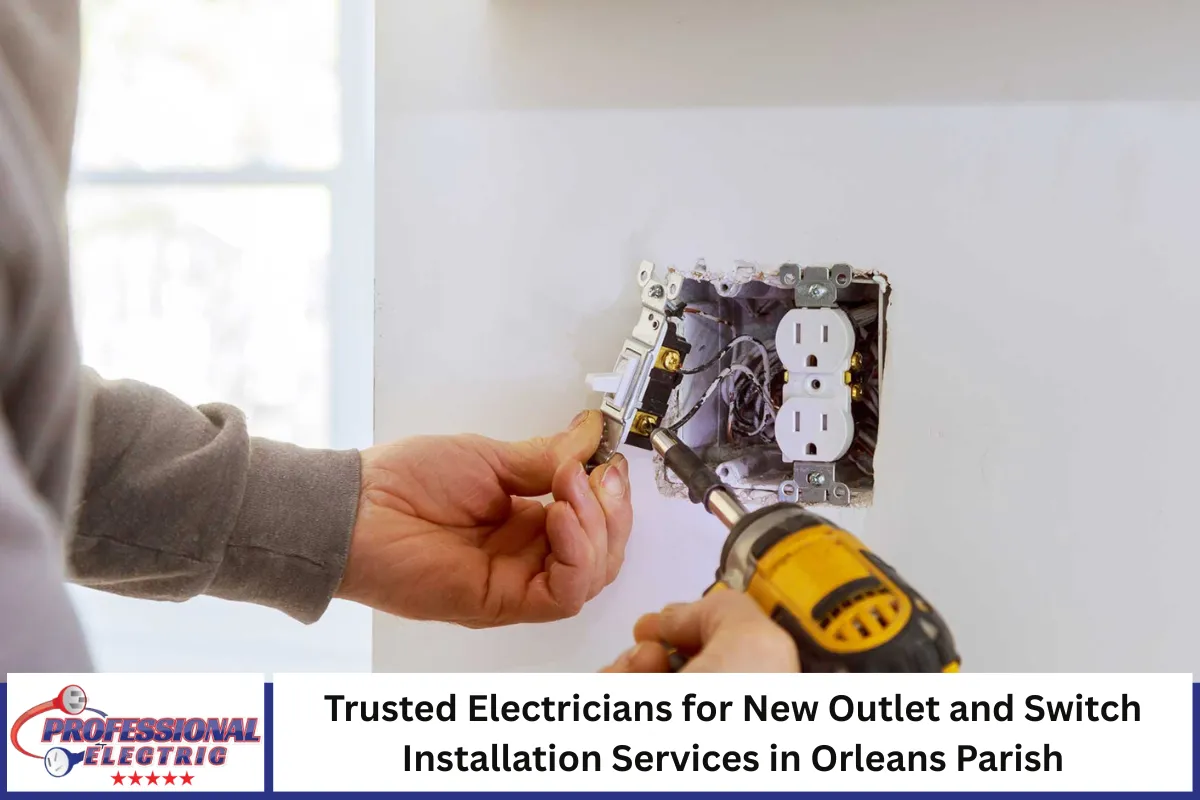 New Outlet and Switch Installation