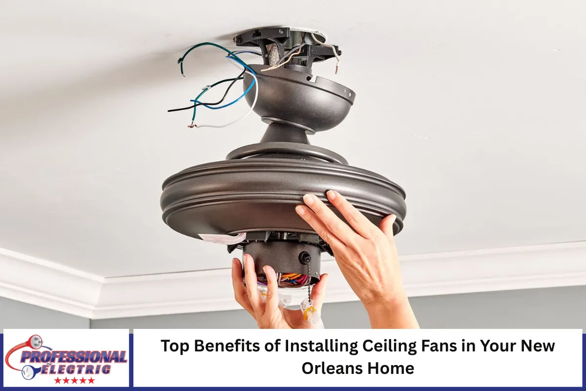 Ceiling Fan and Light Installation