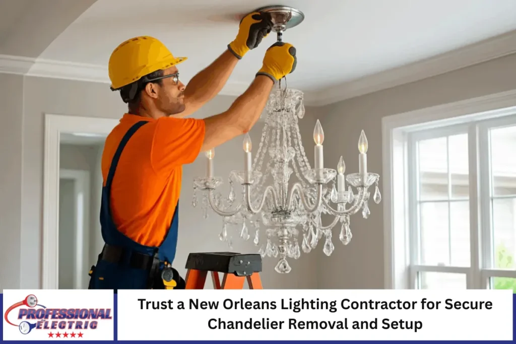 Chandelier Installation