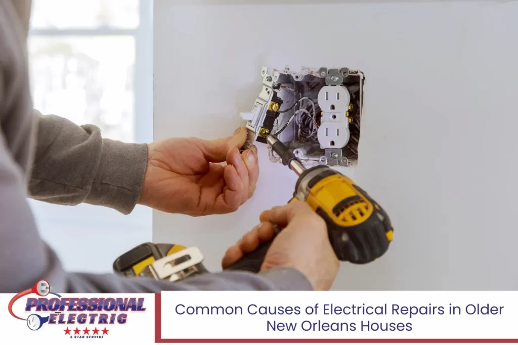 Common Causes of Electrical Repairs in Older New Orleans Houses