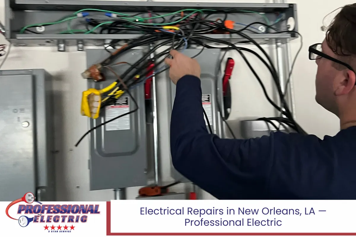 Electrical Repairs in New Orleans, LA — Professional Electric