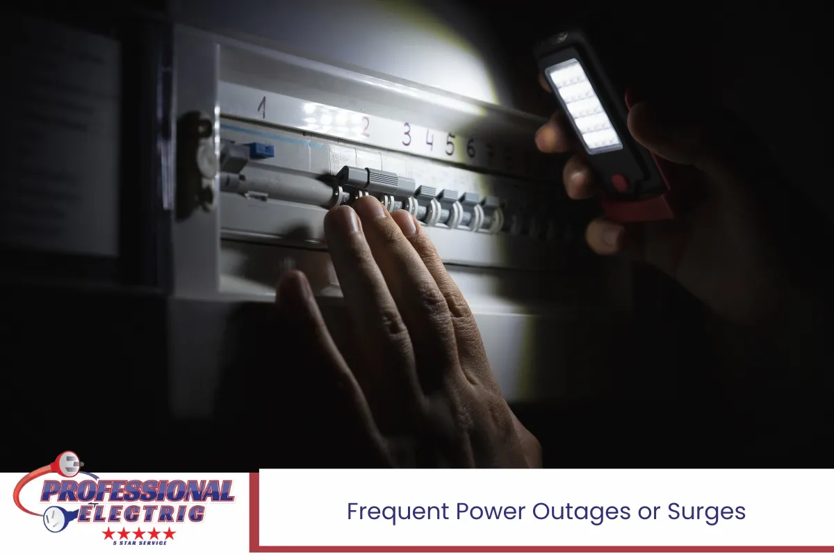 Frequent Power Outages or Surges