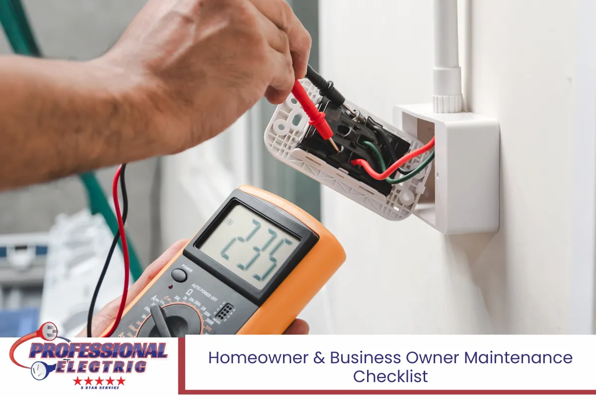 Homeowner & Business Owner Maintenance Checklist