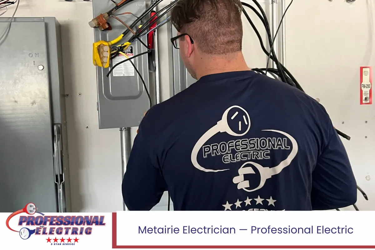 Metairie Electrician — Professional Electric