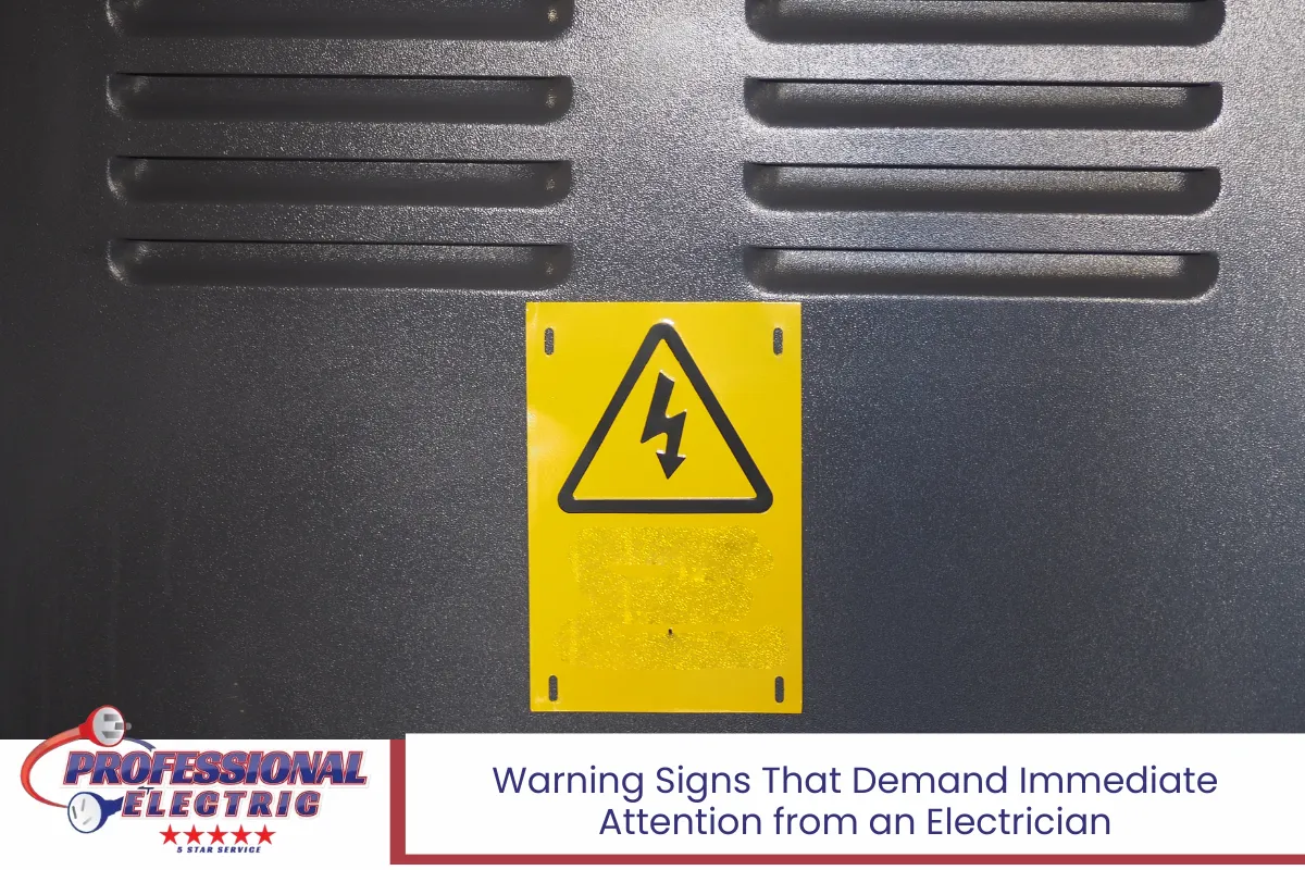 Warning Signs That Demand Immediate Attention from an Electrician