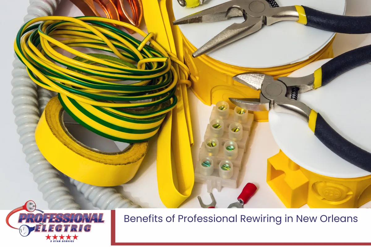Benefits of Professional Rewiring in New Orleans