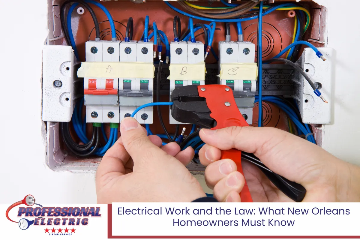 Electrical Work and the Law: What New Orleans Homeowners Must Know