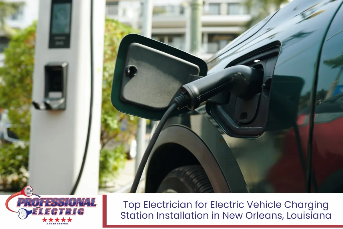 Top Electrician for Electric Vehicle Charging Station Installation in New Orleans, Louisiana