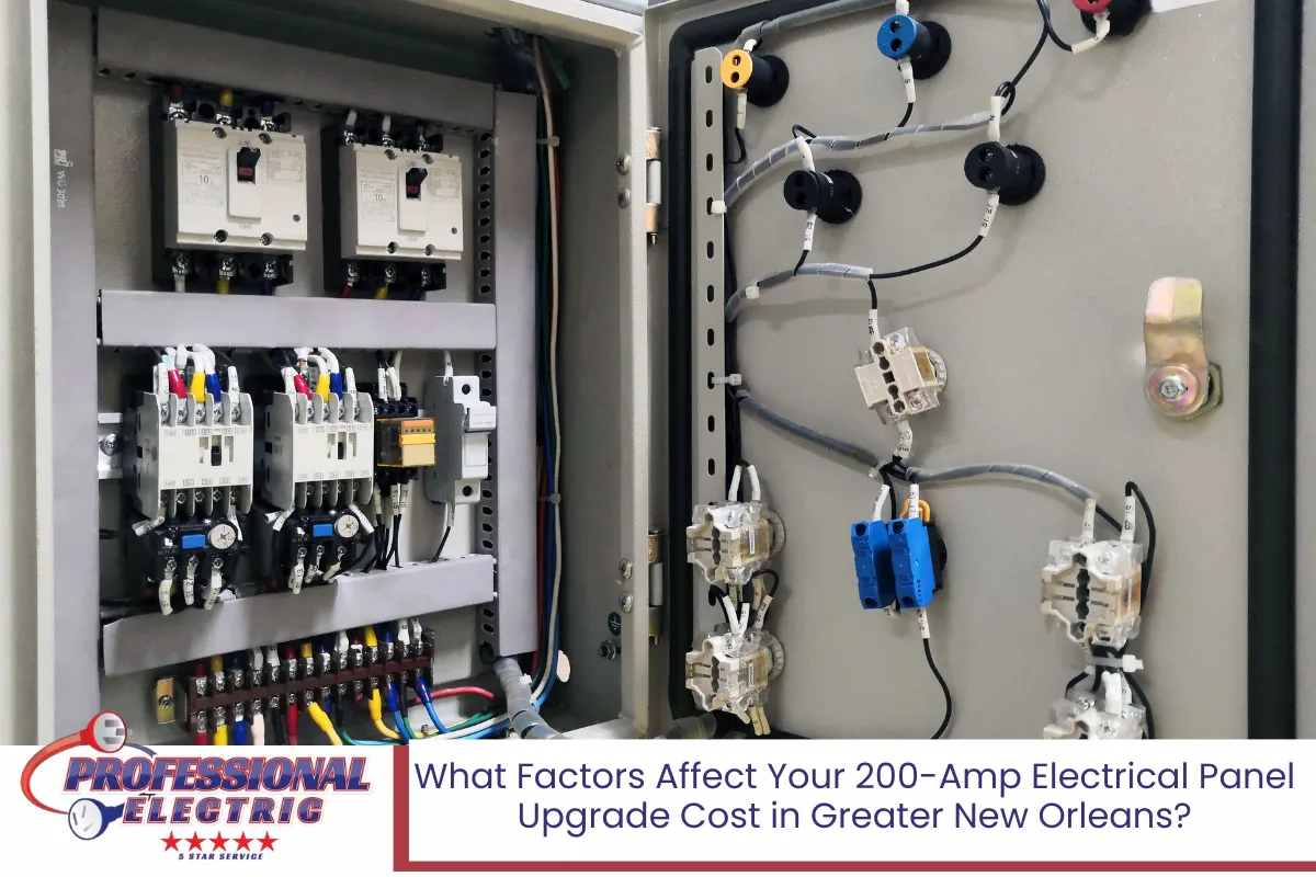 What Factors Affect Your 200-Amp Electrical Panel Upgrade Cost in Greater New Orleans?