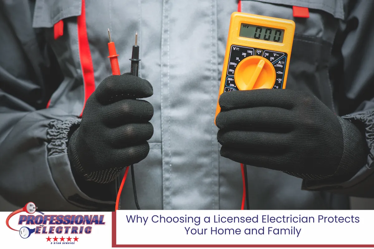 Why Choosing a Licensed Electrician Protects Your Home and Family