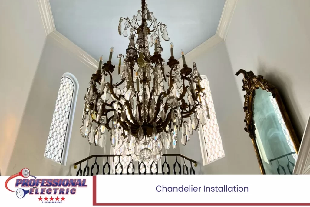 Chandelier Installation