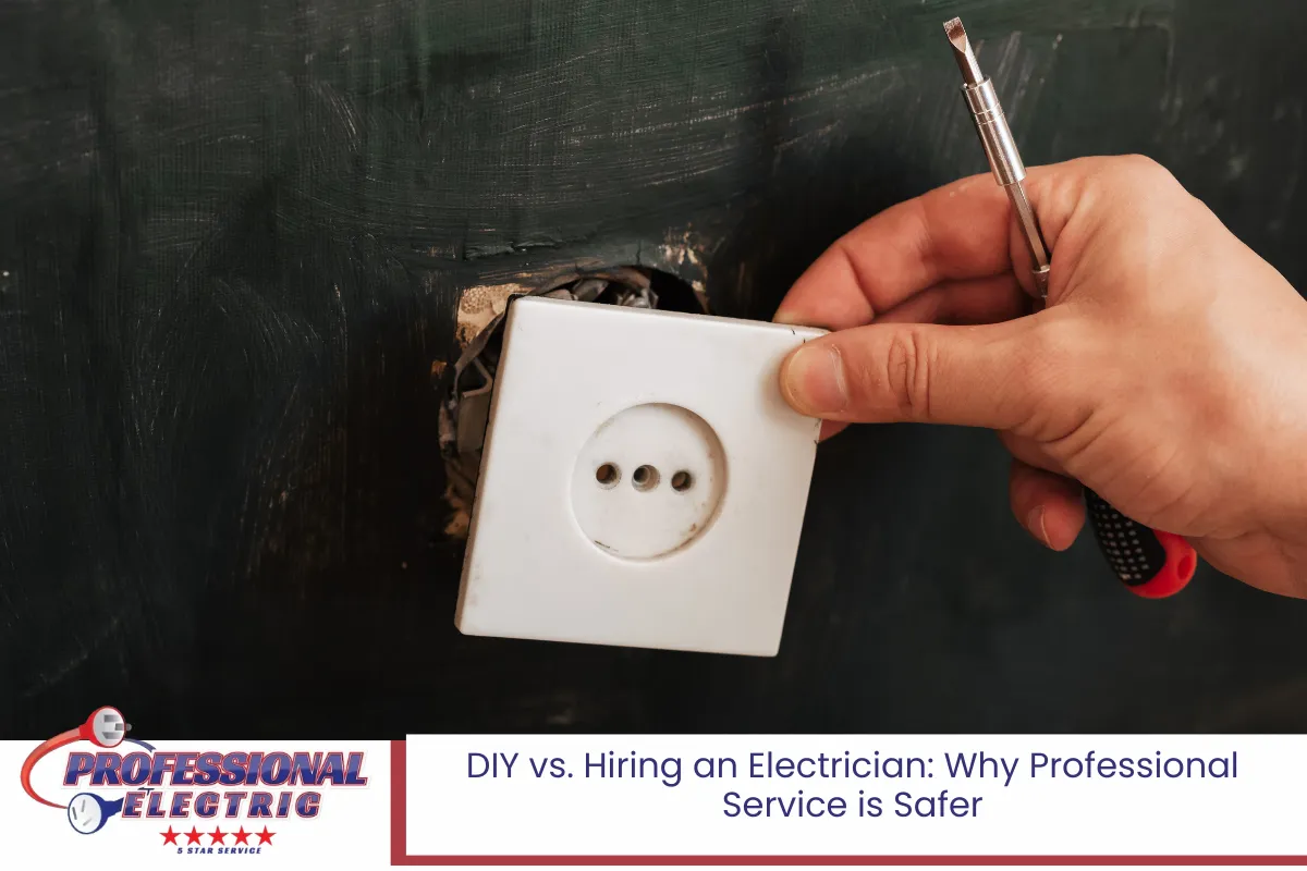 DIY vs. Hiring an Electrician: Why Professional Service is Safer