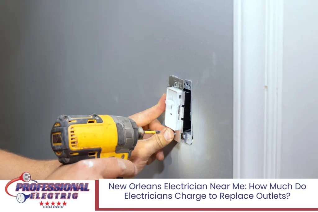 New Orleans Electrician Near Me: How Much Do Electricians Charge to Replace Outlets?