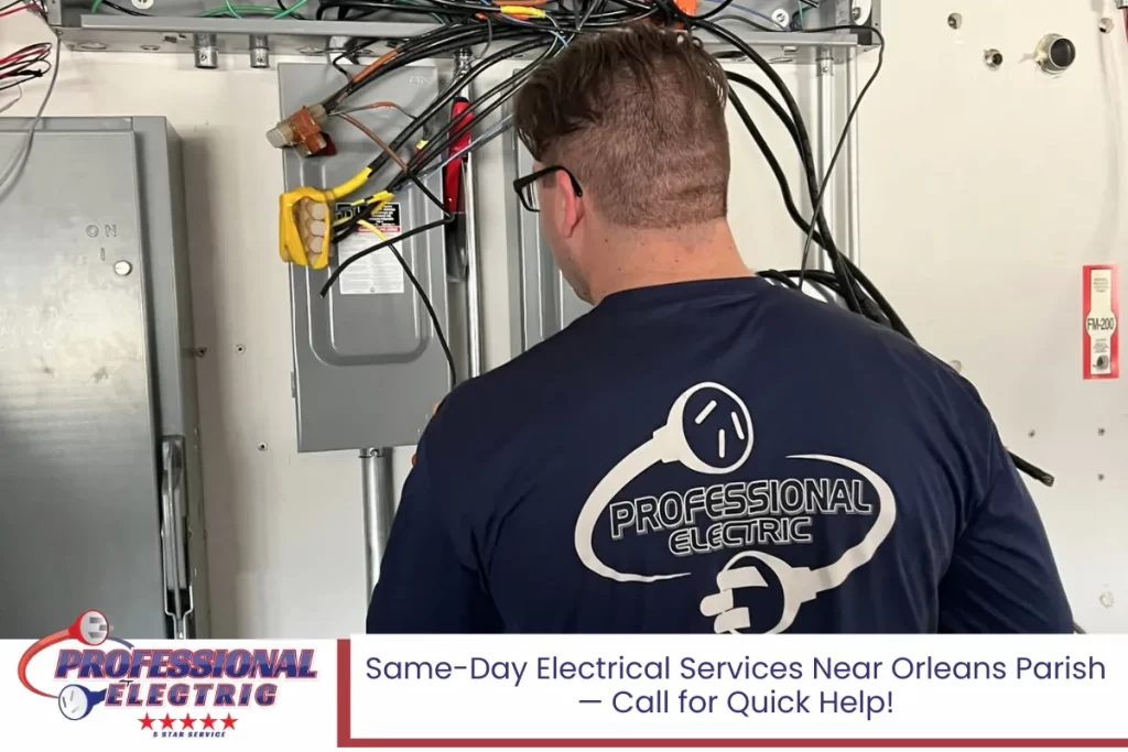 Same-Day Electrical Services Near Orleans Parish — Call for Quick Help!