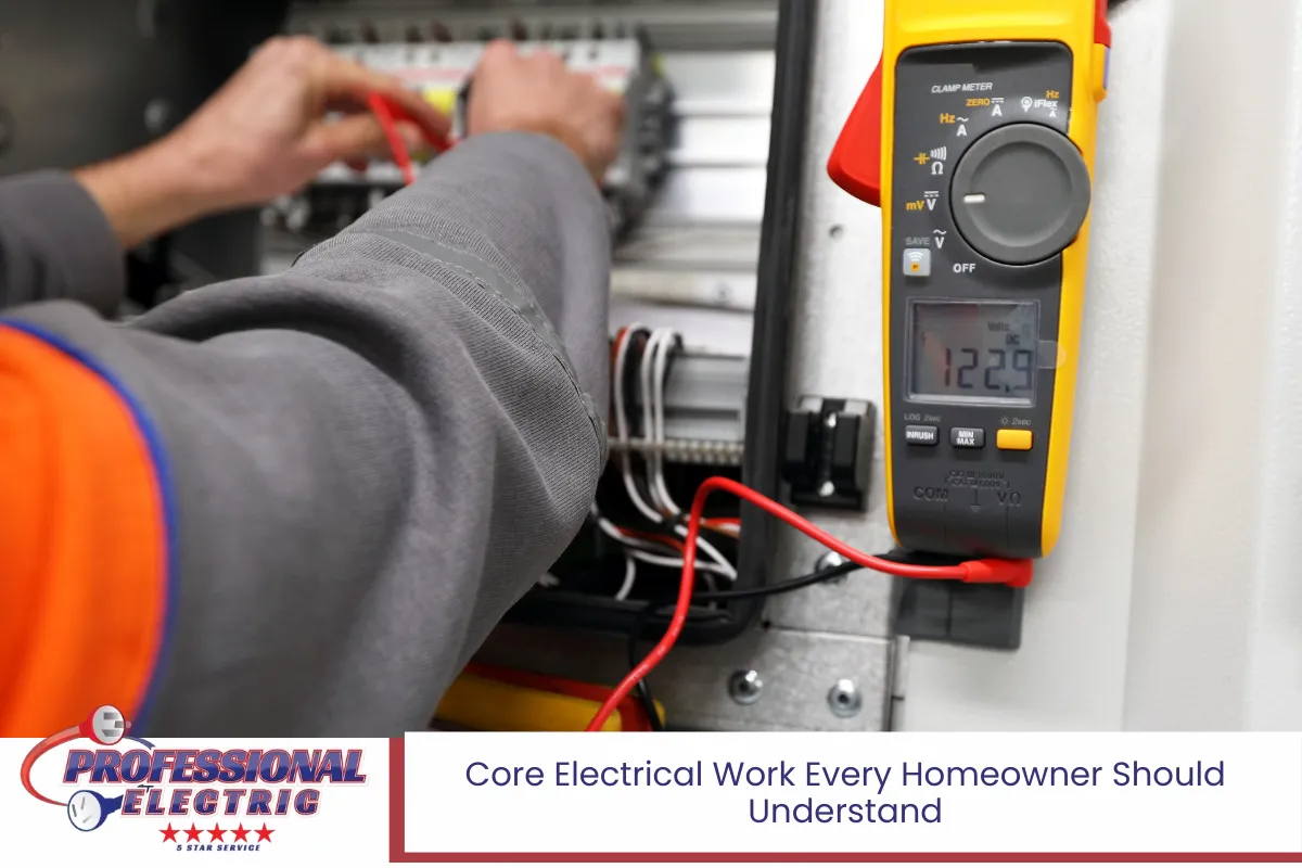 Core Electrical Work Every Homeowner Should Understand