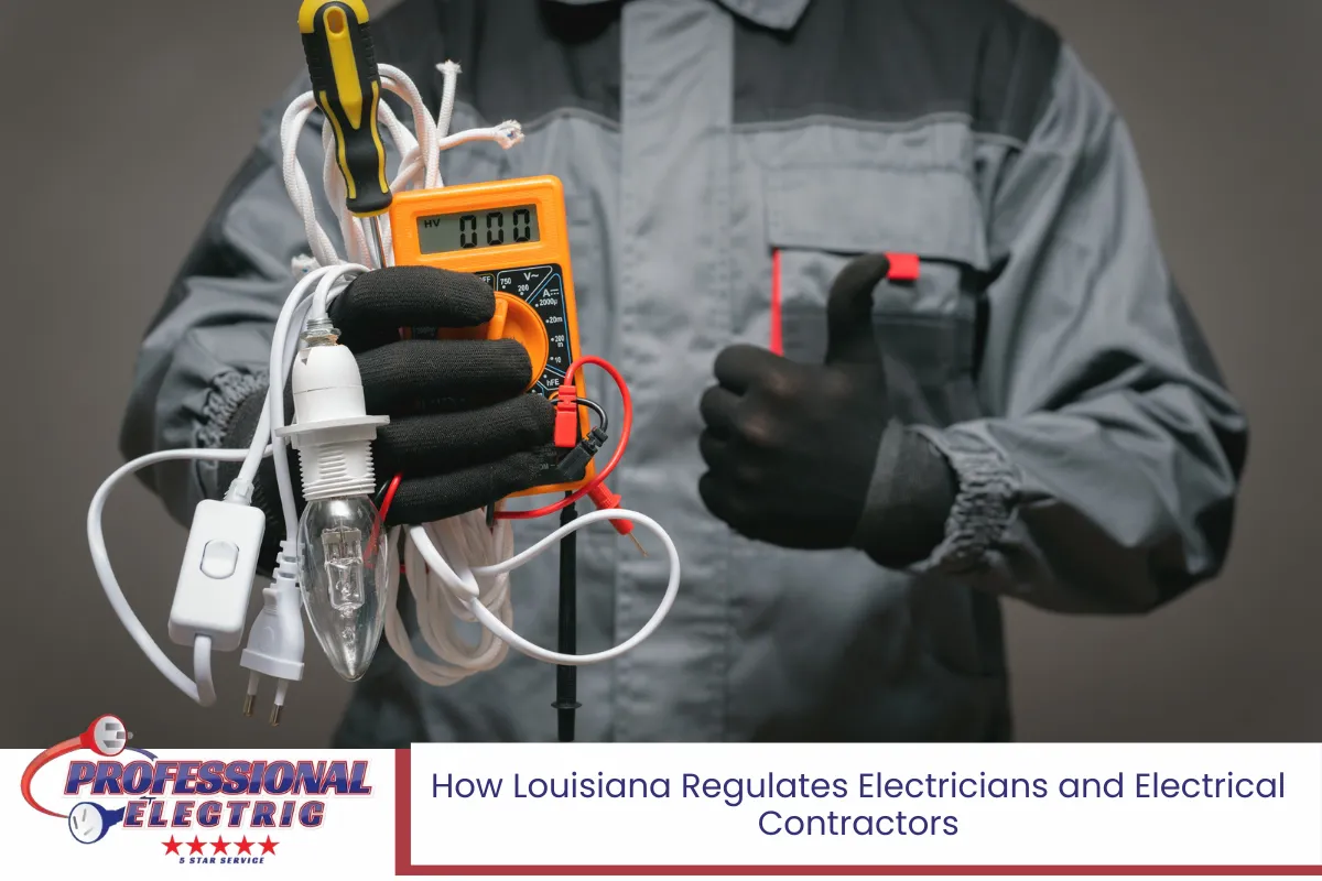 How Louisiana Regulates Electricians and Electrical Contractors