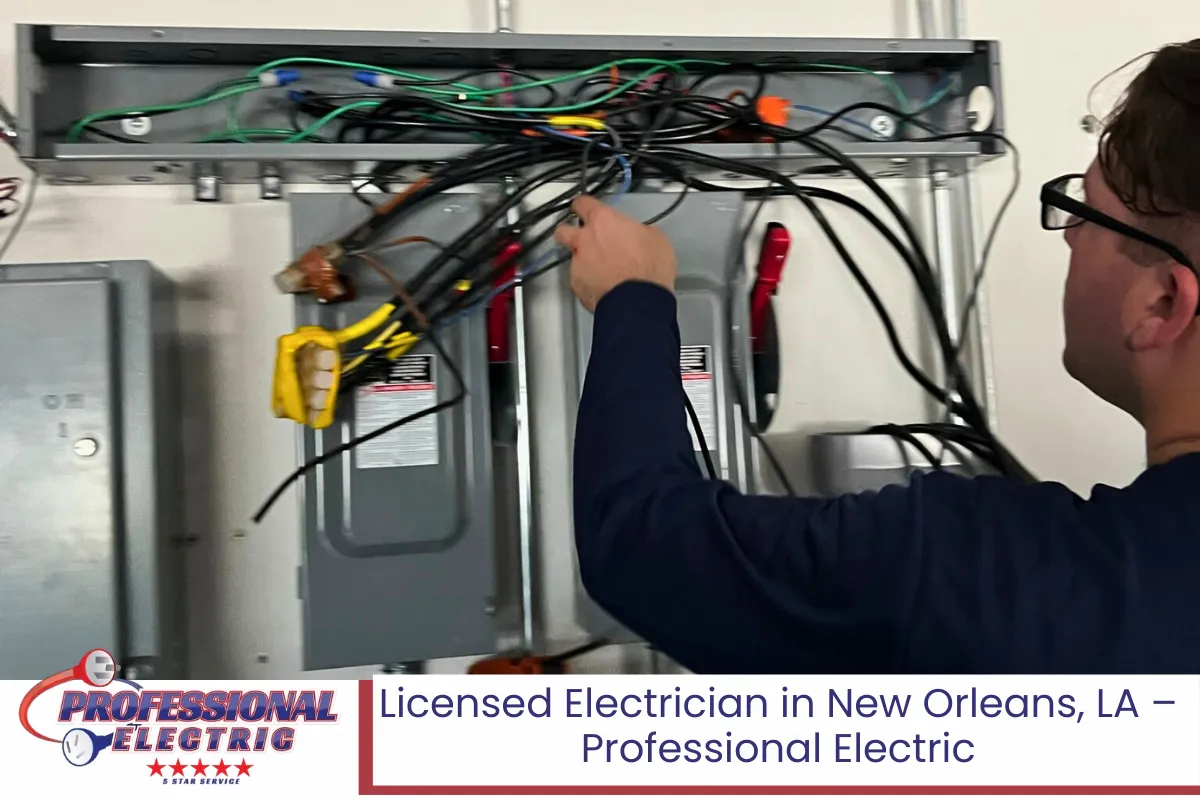 Licensed Electrician in New Orleans, LA - Professional Electric