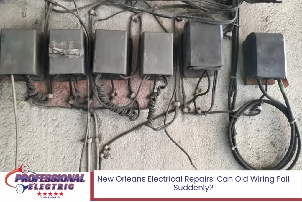 New Orleans Electrical Repairs: Can Old Wiring Fail Suddenly?