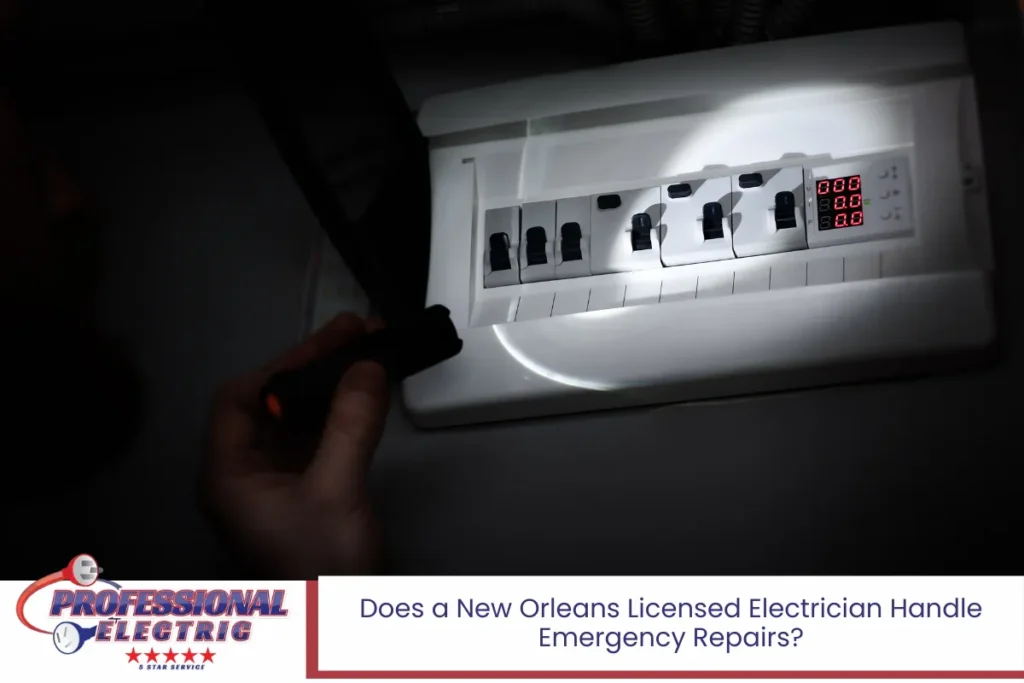 Does a New Orleans Licensed Electrician Handle Emergency Repairs