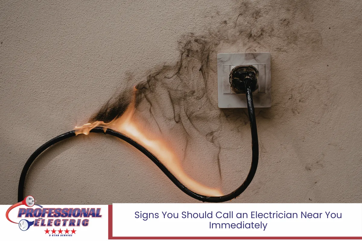 Signs You Should Call an Electrician Near You Immediately